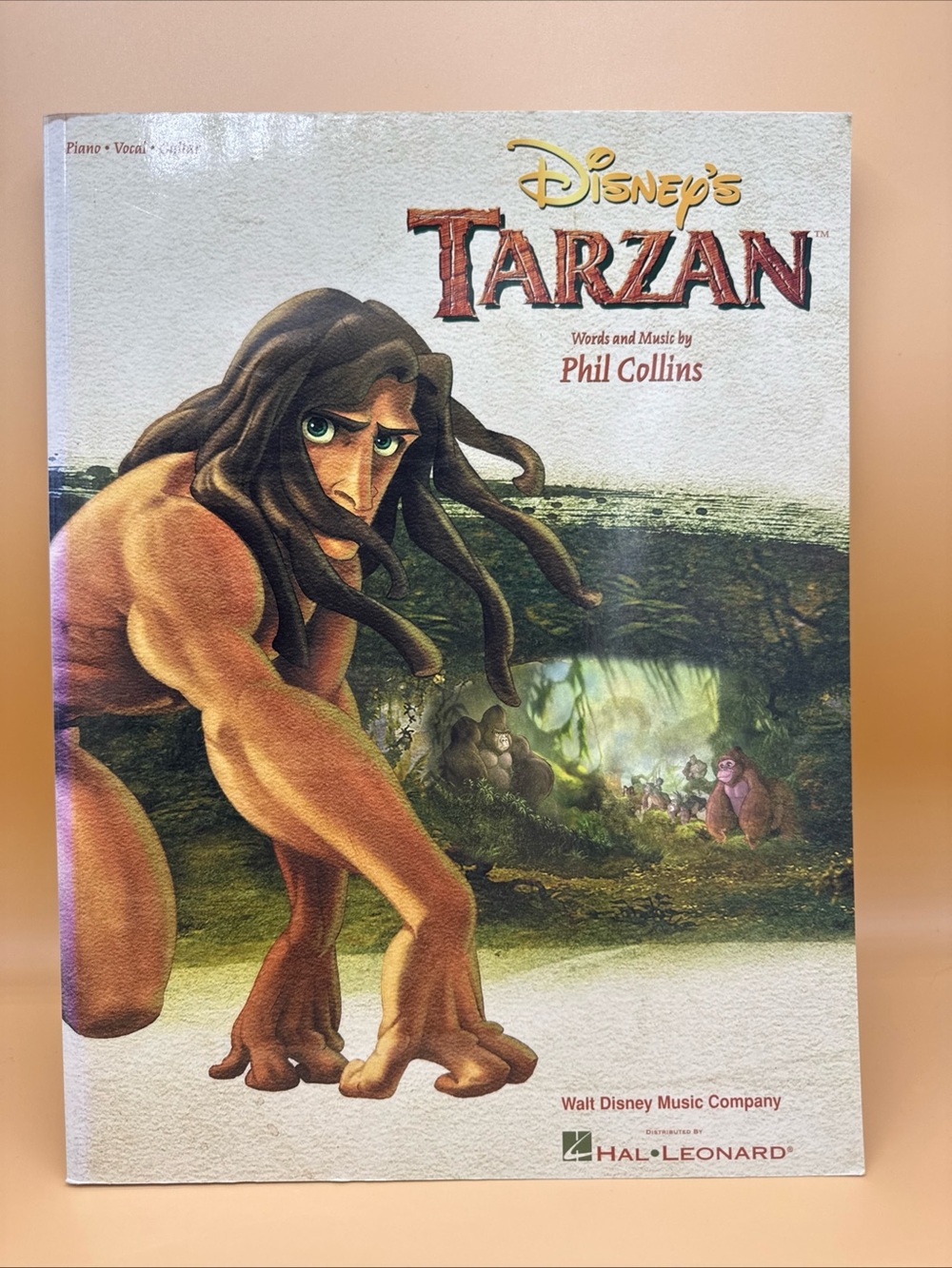Tarzan -  Sheet Music Disney Movie - Piano Vocal Guitar - Paperback Hal Leonard